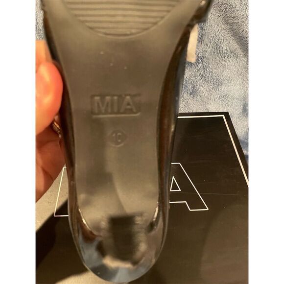 MIA Women's Black Pointy Toe Stiletto Pumps Heels Size 6-10 Formal - Picture 5 of 8